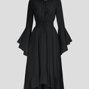 Scarlet Darkness Off Shoulder High-Lo Renaissance Pocket Dress Size Large