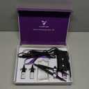 V Light Hair Extension Kit with UV Technology, 6X 20g Adhesive Glue, 4X 30ml Remover Solution, Professional Tools for Seamless Extensions and Quick Application