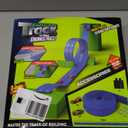 KETIEE Flex Tracks 16Ft for Kids: Flexible Race Car Ramp Track with 4 Small Racecars and 8 Suction Cups Compatible with Diecast 1/64th Cars, Rolls Up Portable Racetrack for Ages 3 & Up (Red)