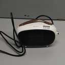 Space Heater, Teioe Mini Electric Space Heater 800W/400W, Small PTC Ceramic Heater with Tip-Over and Overheat Protection, 3 Operating Modes, Space Heaters for Indoor, Office, Bedroom and Desk (White)