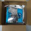 6 PCS Cabinet Hinge Repair Plate, Hinges Repair Fixing Plates, Stainless Steel Cabinet Repair Board, Kitchen Cupboard Door Hinge Repair Brackets Kit, Cabinet Fixing Plate Bracket with Mounting Screw (Large & Small)