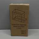 Under Sink Organizer 2 Tier Pull-Out Bathroom Organizers and Storage with 1 Chopstick Cage & 4 Hooks Multi-Purpose Home Organisation for Cabinet, White