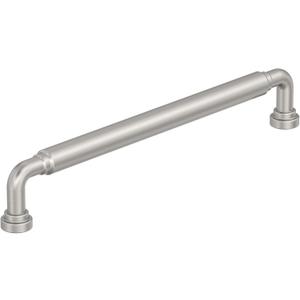 Amerock Coble 7-9/16 inch (192mm) Center-to-Center Satin Nickel Cabinet Pull, BP37665G10