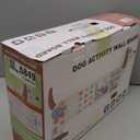 Dog Activity Wall Panel for Kids:Wooden 9-in-1 Montessori Busy Board for Fine Motor Skills & Sensory Play in Daycare Nursery Playroom for Toddlers  Easy Install 5 Panels Set