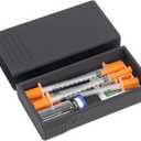 10ml Ultra-Compact Case for Insulin and Peptide Vials | Room for Syringes and Skin Prep Wipes | Injection Travel Kit