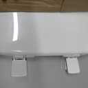 Bemis 730SLEC Slow Close Toilet Seat, Easy Clean Hinges and Durable Plastic Seat, Made in USA, Round, White