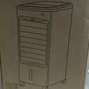 Windowless Portable Air Conditoners, 3-IN-1 Portable AC with Remote, 3 Modes 3 Speeds, 1Gal Tank & 12H Timer, 65 Oscillation, Fast Cooling Quiet Ventless Swamp Cooler for Room Home Office, Off White