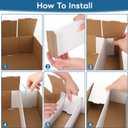 Trading Card Storage Box 3120 Count Collector Cards Box White Sports Card Storage Boxes Card Sorting Tray Cases Cards Collection Trading Cards Box for Soccer Basketball Cards(6 Set)