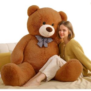 Toys Studio 5 Feet Teddy Bear, 59'' Giant Big Bear Stuffed Animal Lifesize Bear for Baby Shower Centerpieces, Large Plush Toy for Kids Girls Valentine's Day Christmas Birthday, Brown