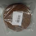 10 FT Floor Cord Cover, Cord Covers for Wires on Floor, Cord Protector, Floor Cable Cover, Hide Extension Cord Covers for Floor, Cable Cavity: 0.47" (W) x 0.29" (H) - Brown