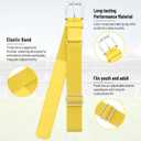 Baseball Socks and Belt Combo Set for Youth Boys Girls Adult, Softball Tball Belt Socks with Elastic Belts (Yellow)