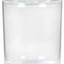 ForPro Professional Collection Acrylic Apothecary Jar with Lid, 60 Oz Storage Container for Bathroom, Kitchen and Office, 7.75" x 5"