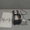 Electric Spice and Nut Grinders - 3 Stainless Steel Blades, 1 Filter, 1 Brush - 500W Grinder for Kitchen Dry Use (Black)