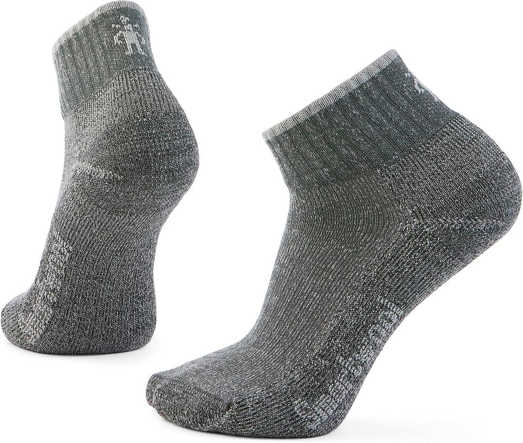 Smartwool Unisex Hike Classic Edition Light Cushion 2nd Cut Ankle Socks (Gray, M)