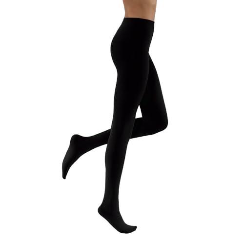 JOBST Relief Waist High Graduated Compression Stockings 30-40mmHg - Comfortable Unisex Design - Closed Toe, Black, Medium