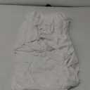 White Tablecloth Rectangle Tables 6FT, Polyester Wrinkle Free Stretch Table Skirt for Rectangle Tables 6ft Pleated Ruffle Fitted Table Cover with Skirt for Weddings Birthday Banquet Baby Shower (72" x 30" (6FT))