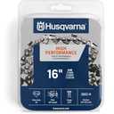 Husqvarna H30 16 Inch Chainsaw Chain, 3/8" Pitch, .043" Gauge, 56 Drive Links, Genuine Husqvarna Chainsaw Blade Replacement with Low Kickback and Low Vibration, Gray