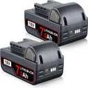 2P 18V 7.0Ah Lithium-ion Replacement for Milwaukee Battery Compatible with Milwaukee 18V Battery 48-11-1820 48-11-1850 48-11-1860 48-11-1870 Cordless Power