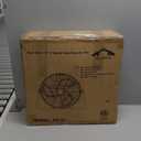 Tech Drive High Velocity Floor Fan,14 inch Heavy Duty Metal Industrial Fans,3 Powerful Speed,360 Adjustable Tilting and All Metal Construction,Black