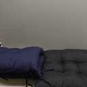 4 Pack Chair Cushions for Dining Chairs 18x18 inch Seat Cushions for Kitchen Chairs Soft and Comfortable Square Chair Pads with Ties, Navy