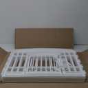 IRIS USA 24" 4-Panel Dog Playpen with Door, 35 x 35 x 24, Puppy Playpen, Dog Play Pen Indoors, Pet Fence, Puppies/Small Dogs, White