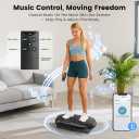 Vibration Plate Exercise Machine, Vibrating Fitness Platform for Lymphatic Drainage, Full Body Shaker Workout Equipment, Bluetooth Power Shaping Vibrate Plate, Board Sport for Home Exercise Gym