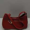 Shoulder Bag for Women Vegan Leather Crescent Hobo Bag Clutch Underarm Purse Top-Handle Handbag Embossed Design | Adjustable Strap, Small, Lightweight Purse, Gift for Women (06-Burgundy)