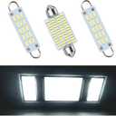 Interior LED Map Dome Light Bulbs Kit Compatible with 1988-1998 Chevy Silverado GMC Sierra K1500 K2500 C1500 C2500 Pickup Truck, White