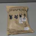 SHAPERX Women's Fajas Colombianas Shapewear Postpartum Tummy Control Body Shaper Butt Lifter Bodysuit (Black, M)