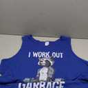 Raccoon Gym Weight Training I Work Out So I Can Eat Garbage Tank Top, 2XL