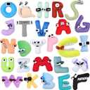 (26pc) Letter Plush, 26-Letter Series Plush, A-Z Letter Games, Interesting Stuffed Doll Soft Pillow Decoration, Holiday and Birthday Gifts for Children and Friends' Families.