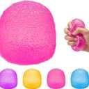 Gumdrop Squishy Toys, Squishy Fidget Toys Stress for Adults, Super Solid Squeeze Ball, Sensory for Stress Relief, Suitable for Adult use in Offices and Homes (Pink)