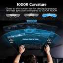 KOORUI 34-inch Curved Ultrawide WQHD 34401440 Gaming Monitor, 180Hz 1000R- PIP/PBP, 1ms(MPRT), HDR400, DCI-P3 95%, FreeSync Premium, 1 x DP 1.4 & 2 x HDMI 2.0, Tilt Height Swivel Adjustment, 34E6UC