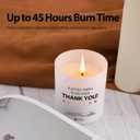 A Little Candle to Say A Big Thank You Gifts for Men Women Boss Coworker Friends Friendship Appreciation Gifts Scented Candle Home Office Jar Candles Sage Floral Lavender Scent Soy Wax 9.5 oz