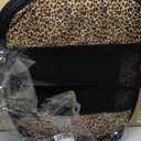 Lucky Monet Portable Dog Cat Playpen Small Dog Puppy Kitten Play Pens Indoor Pop Up Travel Dog Pen for Outdoor Camping Use (Large(45"x45"x23"), Leopard Print)