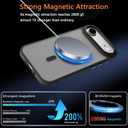 Magnetic for iPhone 17 Air Phone Case, [Compatible with MagSafe], Screen Protector X1, [Military Grade Drop Protection],Matte Finish,Slim,Shockproof,Protective (Black Magnetic, iPhone 17 air)