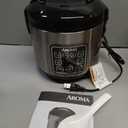 AROMA Digital Rice Cooker, 4-Cup (Uncooked) / 8-Cup (Cooked), Steamer, Grain Cooker, Multicooker, 2 Qt, Stainless Steel Exterior, ARC-914SBD