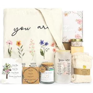 Christian Gifts for Women, Religious Gifts, Inspirational Gift for Women Birthday Unique Catholic Gifts set Bible Accessories Faith Based Gift Glass Cup