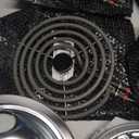 Electric Stove Burner Drip Pans W10196405(8) W10196406(6) Silver+Electric Stove Burner Replacement MP15YA(6") MP21YA(8") Compatible for Whirl-pool Ken-more May-tag Ama-na etc by MIFLUS