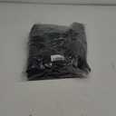 NICETOWN Bathroom Blackout Thermal Curtains and Drapes, 2 Panels, 42 inches Wide by 78 inches Long, Black, Solid Thermal Insulated Grommet Blackout Drapery Panels for Window