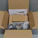 Exterior Door Lock Set with Deadbolt, Single Cylinder Deadbolt Lock and Door Knob Set, Keyed Alike Door Locks for Front Door,Matte Black Door Knob And Deadbolt Set, Pack Of 2