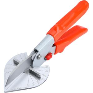 Bates- Multi Angle Miter Shears, Adjustable at 45 To 135 Degree with Safety Lock Hand Tools, Quarter Round Cutting Tool, Miter Shears for Wood Trim Molding, Cutting Plastic, PVC