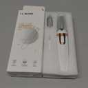 Electric Foot Callus Remover, Electronic Foot File, Portable Electric Callus Remover for Feet, Pedicure Tools for Dead Skin Calluses (White)