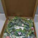 Bibelot 22" Spring/Summer Wreaths for Front Door, Artificial Floral Wreath with Daisies Carnations Wildflowers Eucalyptus Hello Spring Sign for Wall Window Farmhouse Party Holiday Home Dcor