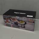 Yogurt Maker with Two Containers, Yogurt Maker Machine with Adjustable Temperature & Time Control, Automatic Shut-Off & Constant Temper for Homemade Probiotic Yogurt, Promoting Gut Health