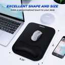 Gimars Large Smooth Superfine Fibre Memory Foam Ergonomic Mouse Pad Wrist Rest Support Mousepad with Nonslip Base for Laptop, Computer, Gaming&Office