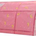 Kids Tent, Boys Girls Play Tents Bed Tents, Portable Baby Toddlers Sleeping Tent with Double Net Curtain for Bedroom Decor Indoor Games (Pink)
