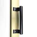 2 x YIDELAI 2-Piece Sliding Door Handle 8-inch Aluminum Alloy Material is Applicable to The Replacement of Patio Door Glass Door and Some Old Door Handles, which is Easy to Install