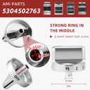 5 x AMI PARTS 5304502763 Stove Knobs Replacement for Frigidaire Gas Range Stove Control knobs PD00043517 knobs Electric Universal Stove Parts 4279473 AP5984069 PS11724147