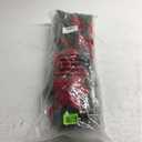 Hotop 6 Pcs Christmas Artificial Poinsettias Florals 19.6 Inch Large Christmas Poinsettia Decorations Red Green Christmas Flower Picks Stem for Christmas Tree Ornament Wreath DIY Xmas Party Decor